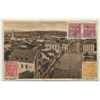 Sao Leopoldo / Brazil: Vista Geral (Da Igreja Matriz) (Vintage Postcard: 1933)