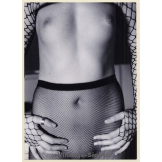 Erotic Study: Close-up Of Nude Female In Fishnets*1 (Digital Photo Print 2000s)