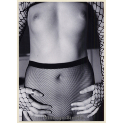 Erotic Study: Close-up Of Nude Female In Fishnets*1 (Digital Photo Print 2000s)