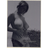 Erotic Study: Busty Nude In Jeans / Open Zip Fly (Digital Photo Print 2000s)