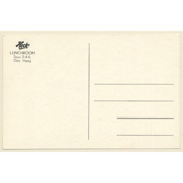 Den Haag / Netherlands: Heck's Lunchroom (Vintage PC)