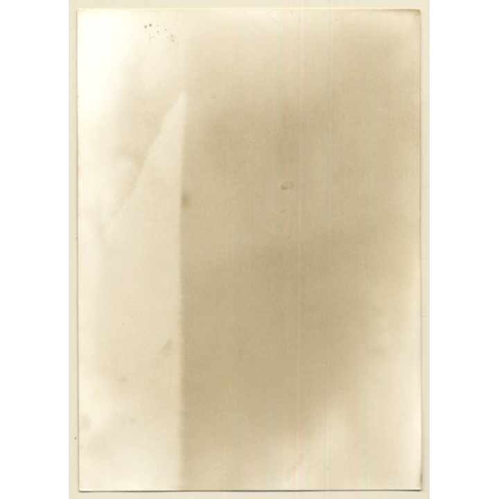 Erotic Study: Natural Busty Shorthaired Nude Standing*1 (Vintage Photo GDR ~1980s)