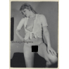 Erotic Study: Natural Semi Nude In Knotted Blouse (Vintage Photo GDR ~1980s)