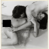 Erotic Study: 2 Nude Girlfriends In Close Encounter / Flocati - Lesbian INT (Vintage Photo KORENJAK 1970s/1980s)