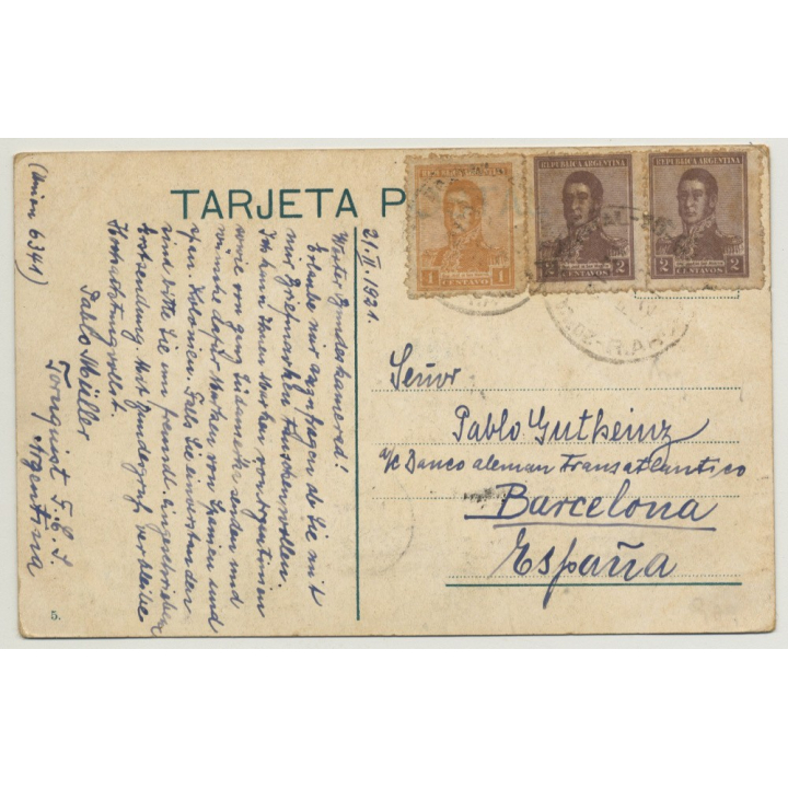 Buenos Aires / Argentina: Iglesia Ortodoxa (Vintage Postcard: 1921)