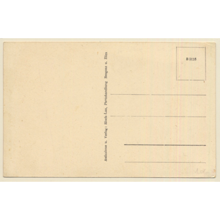 Bregenz / Austria: Gasthof Sonne - M. Karg (Vintage PC ~1930s)