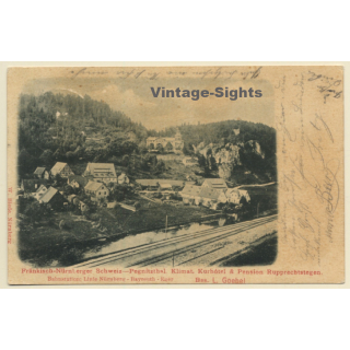Pegnitztal / Germany: Kurhotel Rupprechtstegen (Vintage PC 1900)