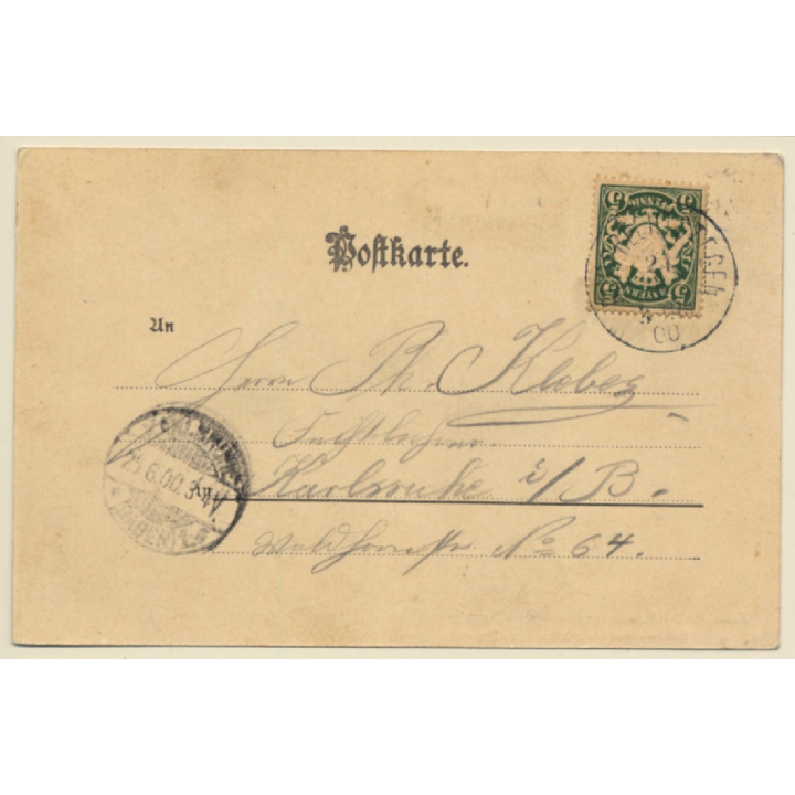 Pegnitztal / Germany: Kurhotel Rupprechtstegen (Vintage PC 1900)