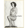 Erotic Study: Natural Slim Nude Curlyhead*1 (Vintage Photo GDR ~1980s)
