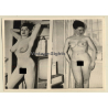 Nude Fifties Pin-Up's *1 (Vintage Dual Photo ~1950s)