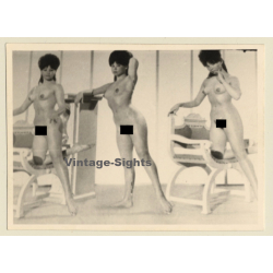 3 Nude Fifties Pin-Up's *1 (Vintage Photo ~1950s)