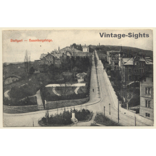 Stuttgart / Germany: Hasenbergsteige (Vintage PC 1906)