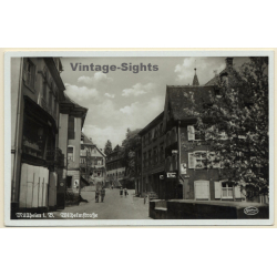 Müllheim In Baden / Germany: Wilhelmstraße (Vintage RPPC)