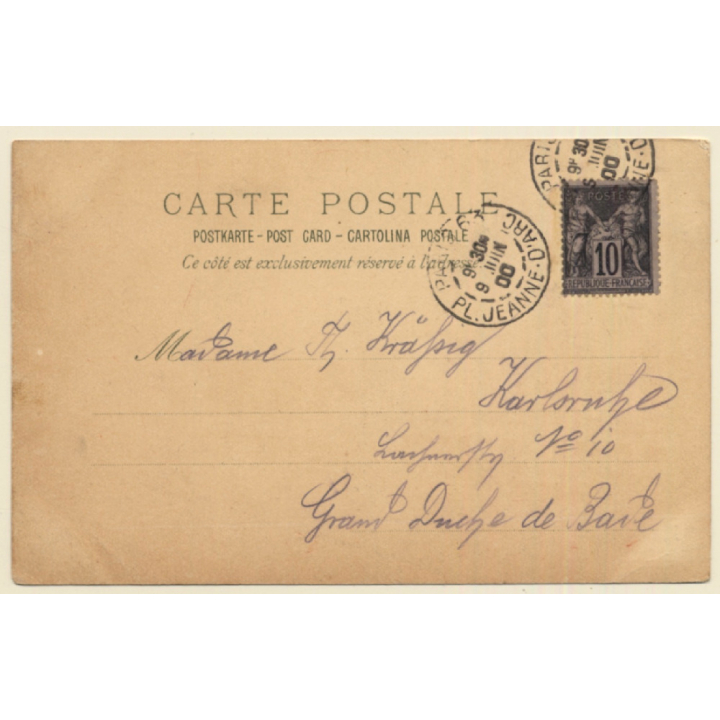 Paris / France: Palais Des Mines Et De La Métallurgie (Vintage PC Litho 1900)