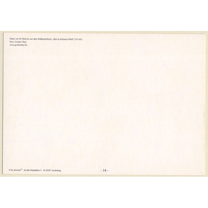 Gorden Thye: Artistic Nude Study *19 (Erotic PC Artcolor 2003)