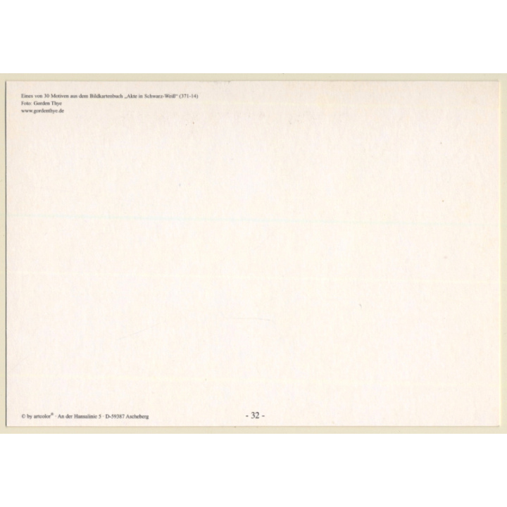 Gorden Thye: Artistic Nude Study *30 (Erotic PC Artcolor 2003)