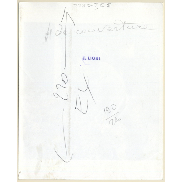 Erotic Study By T.Liori: 2 Semi Nude Blondes On Bed / Mirror - Lesbian INT (Vintage Photo KORENJAK 1970s/1980s)