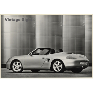 Porsche Boxster Modelljahr 1998 Mittelmotor 6 Zylinder (Werkfoto Porsche AG)