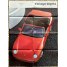 Porsche 968 Cabriolet + Model Range (Vintage Multi Foldout Poster 1991)