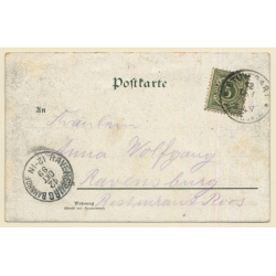 Grüsse Vom Kaisermanöver ! / Soldaten - Kavallerie (Vintage PC Litho 1899)