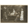 WW1: Reservelazarett Berlin Kurfürst / Soldiers - Nurses (Vintage RPPC 1915)