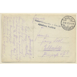 WW1: Reservelazarett Berlin Kurfürst / Soldiers - Nurses (Vintage RPPC 1915)