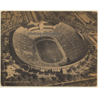 Los Angeles / USA: Football Coliseum (Vintage Jumbo Post Card)