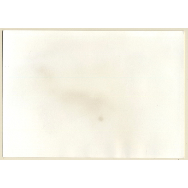 Artistic Erotic Study: Woman In Short Mickey Mouse Shirt On Bed (Vintage Photo France B/W ~1980s)