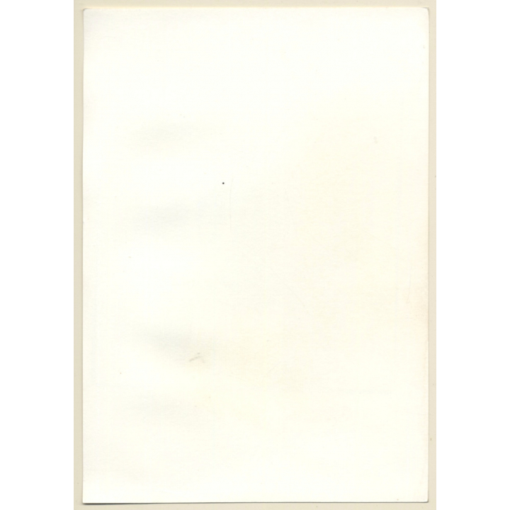 Artistic Erotic Portrait: Natural Chubby Nude With Freckles *1 (Vintage Photo France B/W ~1980s)