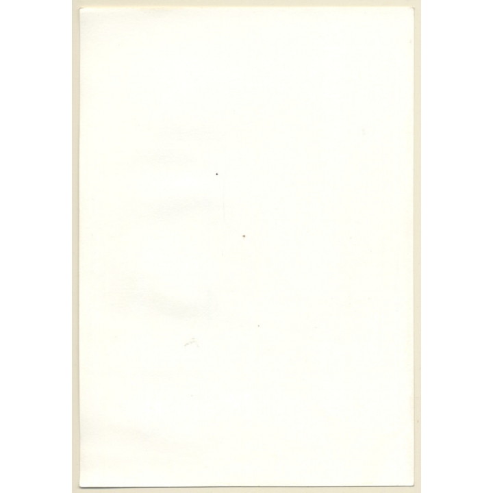 Artistic Erotic Portrait: Natural Chubby Nude With Freckles *4 (Vintage Photo France B/W ~1980s)