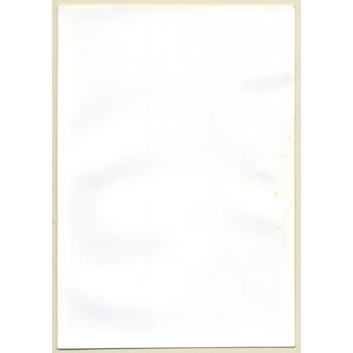 Artistic Erotic Portrait: Chubby Curlyhead Looks At Camera (Vintage Photo France Sepia ~1980s)