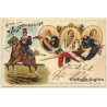Gruss Vom Kaisermanöver ! / Wilhelm II (Vintage PC Litho 1900s)