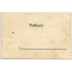 Gruss Vom Kaisermanöver ! / Wilhelm II (Vintage PC Litho 1900s)