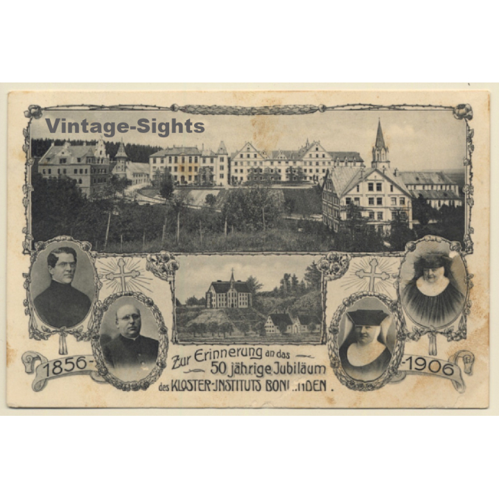 50 Jähriges Jubiläum Kloster Bonlanden (Vintage PC 1906)