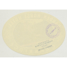 Garden House Hotel - Cambridge / England (Vintage Luggage Label)