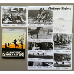 Tom Burlinson: The Man From Snowy River (Vintage Press Kit 8 Photos 1982)