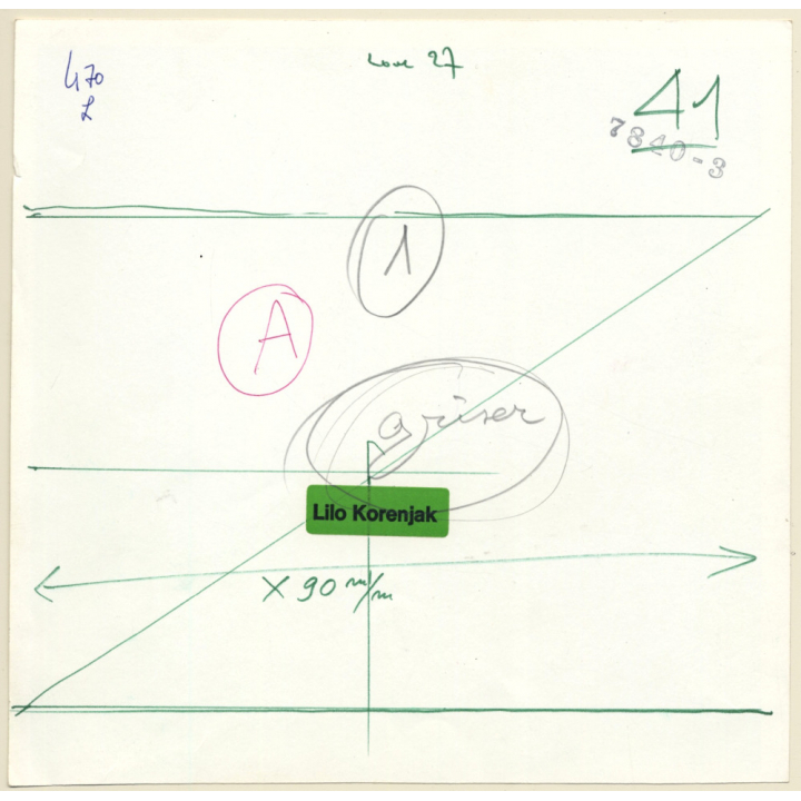 Erotic Study: 2 Slim Blonde Nudes Loll On Bed / Lesbian INT (Vintage Photo KORENJAK 1970s/1980s)