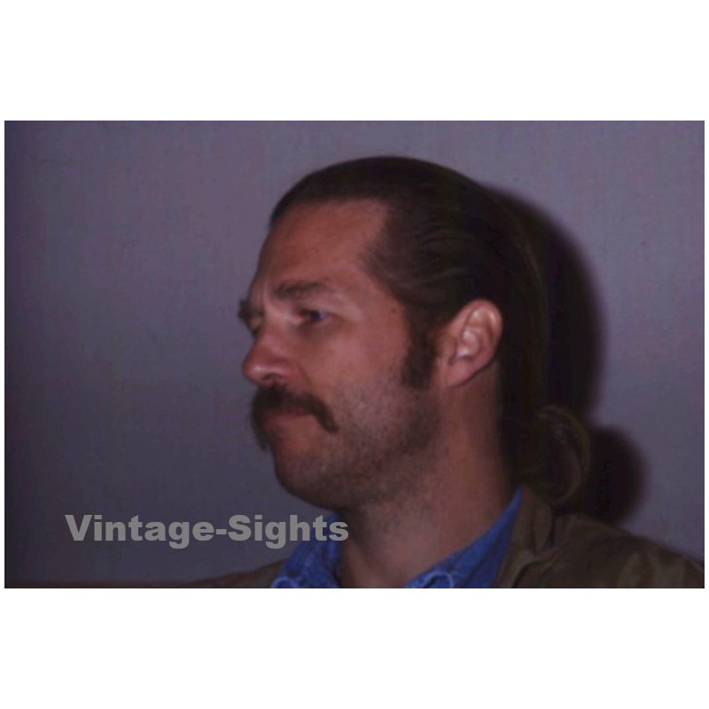 Jeff Bridges / Hollywood Actor *2 (Vintage Press Diapositive ~1980s)