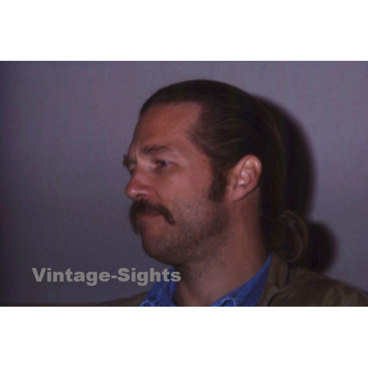 Jeff Bridges / Hollywood Actor *2 (Vintage Press Diapositive ~1980s)