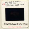 Michael J. Fox / Hollywood Actor *2 (Vintage Press Diapositive ~1980s)