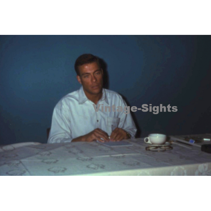 Jean Claude Van Damme / Dutch Actor *2 - Martial Arts (Vintage Press Diapositive ~1980s)