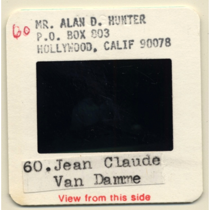 Jean Claude Van Damme / Dutch Actor *2 - Martial Arts (Vintage Press Diapositive ~1980s)