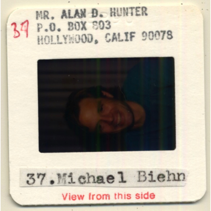 Michael Biehn / Hollywood Actor *1 (Vintage Press Diapositive ~1980s)