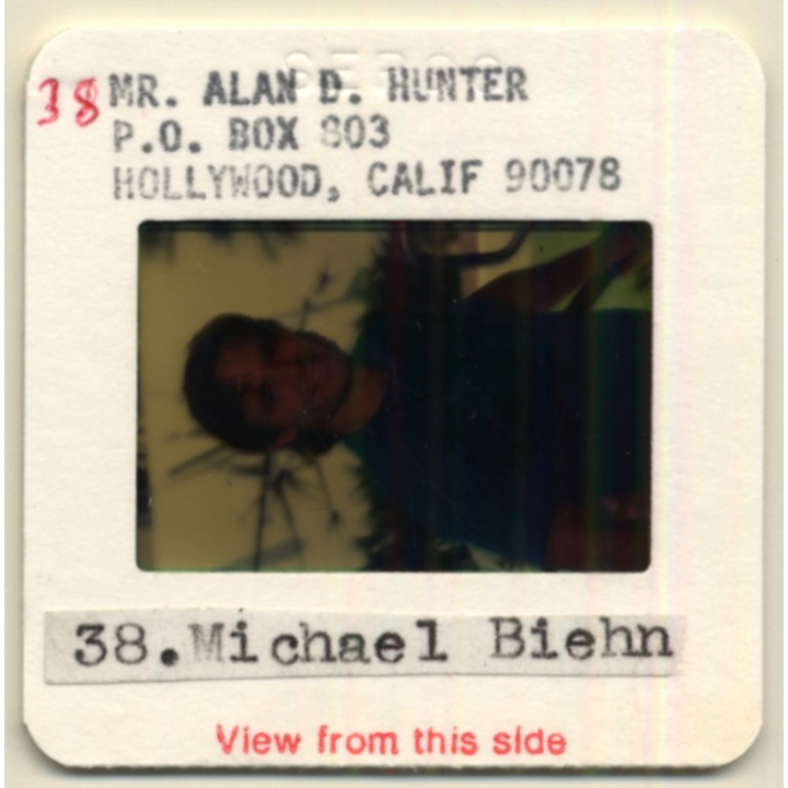 Michael Biehn / Hollywood Actor *2 (Vintage Press Diapositive ~1980s)