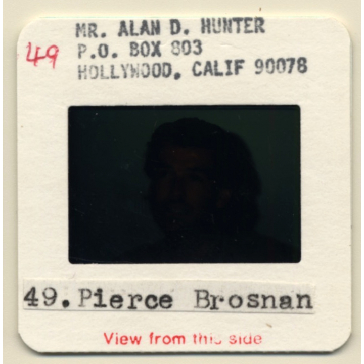 Pierce Brosnan / Hollywood Actor *1 (Vintage Press Diapositive ~1980s)