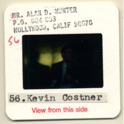 Kevin Costner / Hollywood Actor *2 (Vintage Press Diapositive ~1980s)