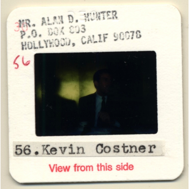 Kevin Costner / Hollywood Actor *2 (Vintage Press Diapositive ~1980s)