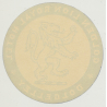 Golden Lion Royal Hotel - Dolgelley / Wales  (Vintage Luggage Label)
