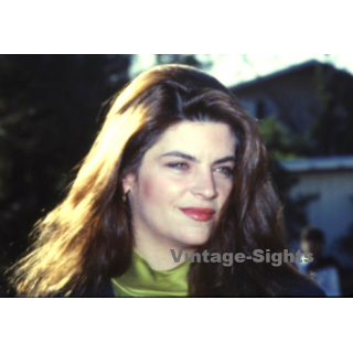 Kirstie Alley / Hollywood Actress (Vintage Press Diapositive ~1980s)