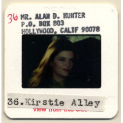Kirstie Alley / Hollywood Actress (Vintage Press Diapositive ~1980s)